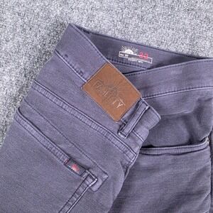 Faherty Stretch Terry 5 Pocket Pant Mens 32 Navy Blue Slim Straight Trousers